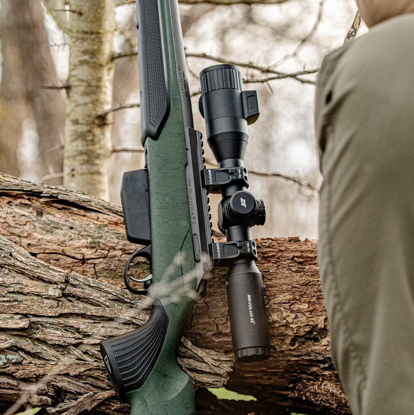 IN STOCK DNT ZULUS 4K Tube-Style Digital Day & Night Vision Scope with Laser Rangefinder and DNT Ballistic Engine