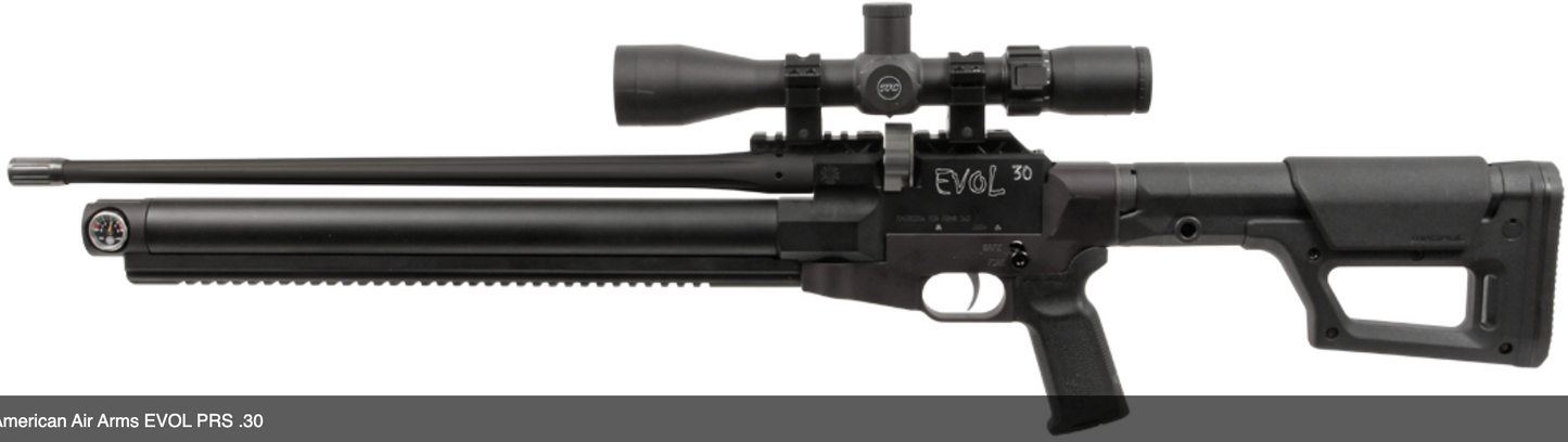 American Air Arms EVOL PRS .30 Caliber - Allow 7 working days for shipment