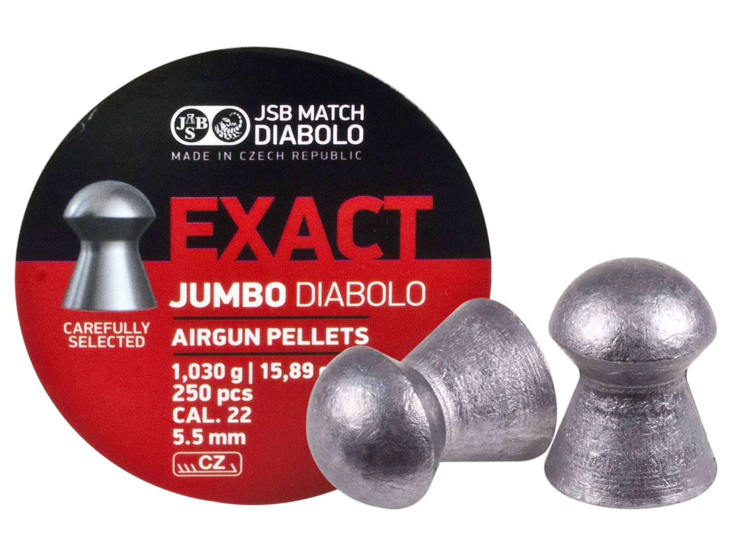 JSB Exact Pellets in .177, .22, .25 and .30 calibers