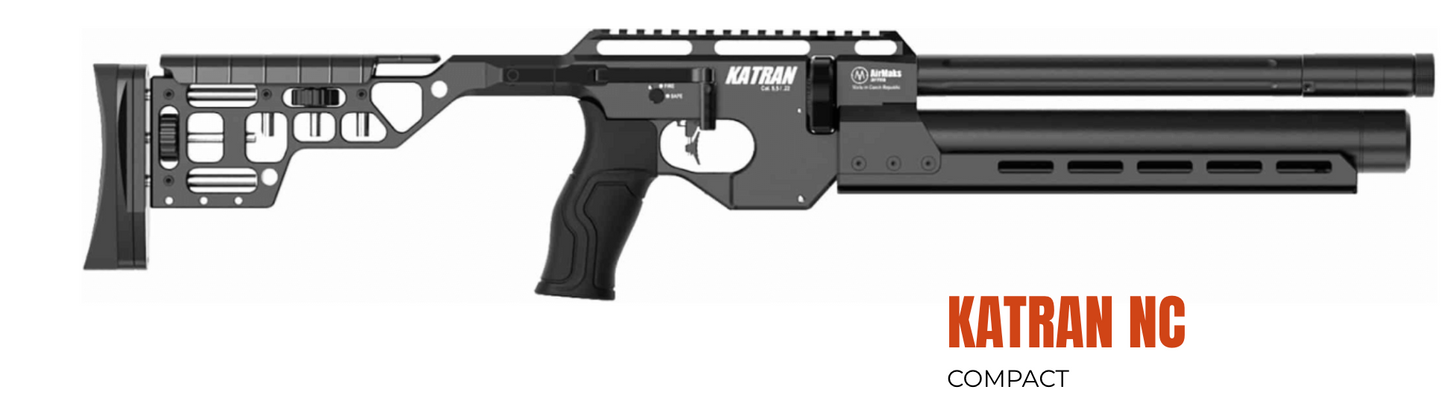 AirMaks Katran NC Available in OD and Black and .177, .22 and .25 Calibers