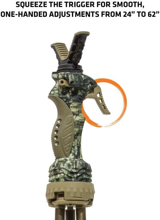Primos Trigger Stick Gen3 Shooting Stick, Adjustable Height, Quick-Detach Yoke