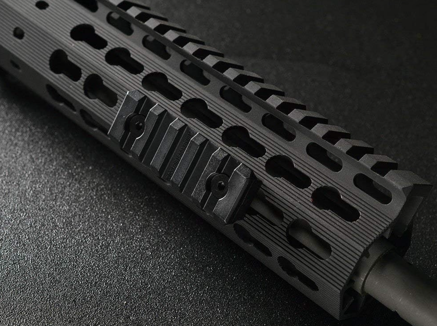 Gotical 5 Slots Aluminum KeyMod Picatinny Rail Section Includes 2 Rails