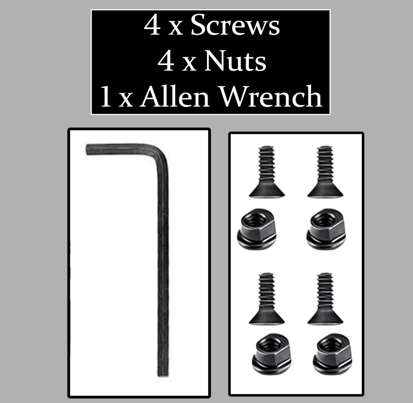 Gotical 5 Slots Aluminum KeyMod Picatinny Rail Section Includes 2 Rails