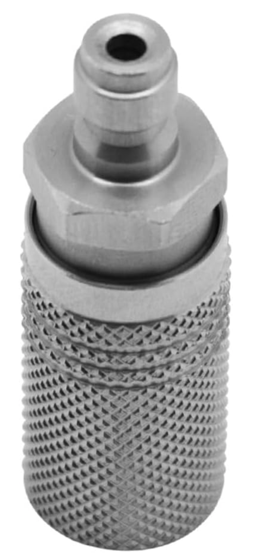 8mm Male to Female EXTENDED Female Quick-Disconnect Adapter with 8mm Female Quick-Disconnect Coupling Adapter Stainless Steel