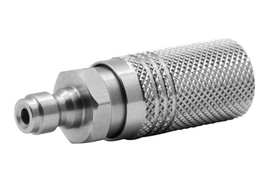 8mm Male to Female EXTENDED Female Quick-Disconnect Adapter with 8mm Female Quick-Disconnect Coupling Adapter Stainless Steel