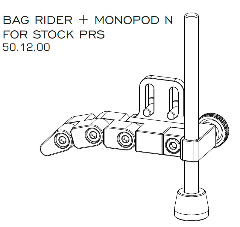 AirMaks Arms Bag Rider and Monopod for Krait PRS Stock – AirgunDirect.com