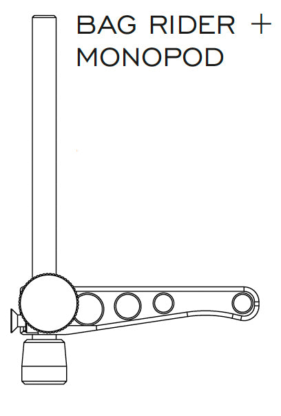 AirMaks Bag Rider/Monopod for Krait and Katran – AirgunDirect.com
