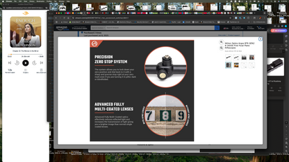 In Stock Athlon Optics Argos BTR GEN2 8-34X56 First Focal Plane Rifle Scope - MOA Illuminated Reticle