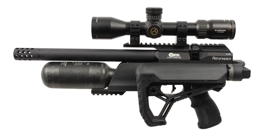 Brocock Pathfinder, Available in Black or Green and in  .177, .22 and .25 Calibers