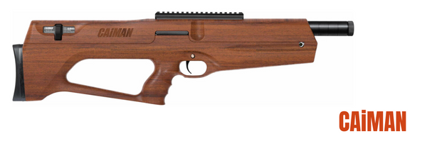 AirMaks Caiman Mk II Regulated PCP Rifle, Colored Stocks (.22, .25 ...
