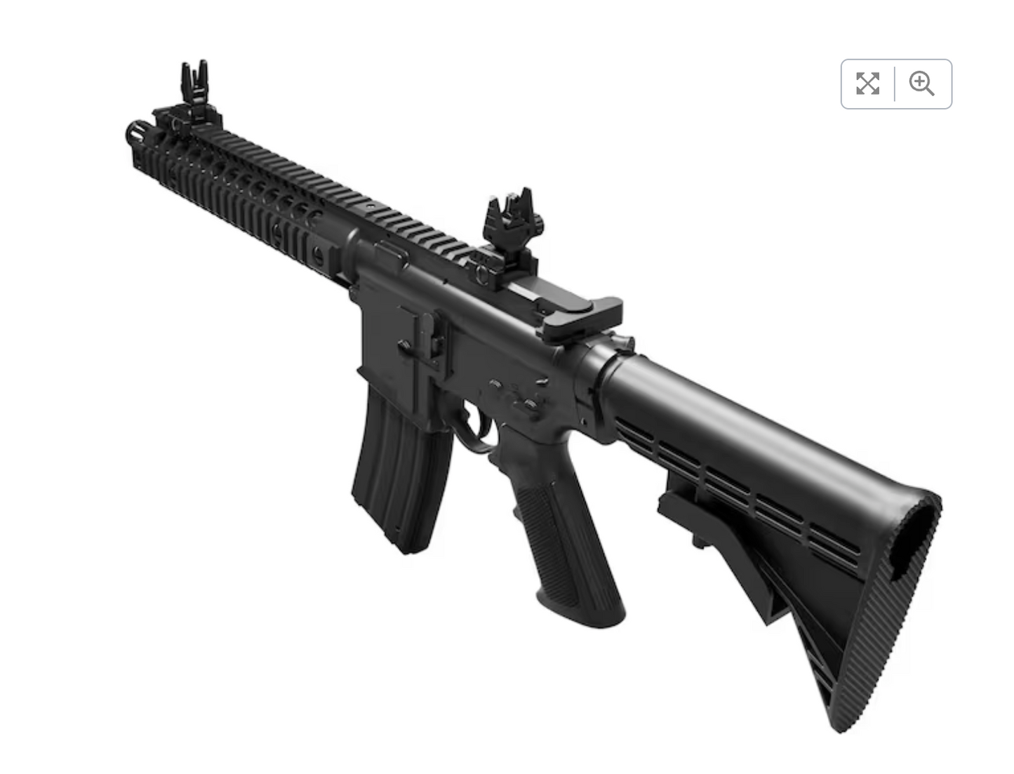 In Stock Crosman AK1 Full Auto CO2 BB Air Rifle Special Edition with Upgraded FAB Defense Core Adjustable Buttstock and Upgraded GROG Zero Degree Postal Grip and 1 Extra Magazine, Box of 44 CO2 Cartridges and 5000 Steel BBs