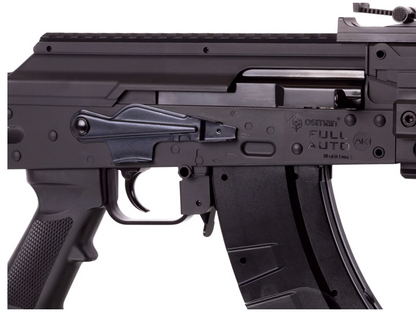 In Stock Crosman AK1 Full Auto CO2 BB Air Rifle Special Edition with Upgraded FAB Defense Core Adjustable Buttstock and Upgraded GROG Zero Degree Postal Grip and 1 Extra Magazine, Box of 44 CO2 Cartridges and 5000 Steel BBs