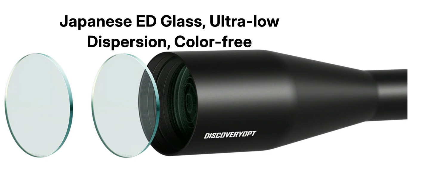 In Stock DiscoveryOPT ED-ELR GEN II 5-40X56 SFIR FFP-Z MOA (35mm Rings Included) First Focal Plane