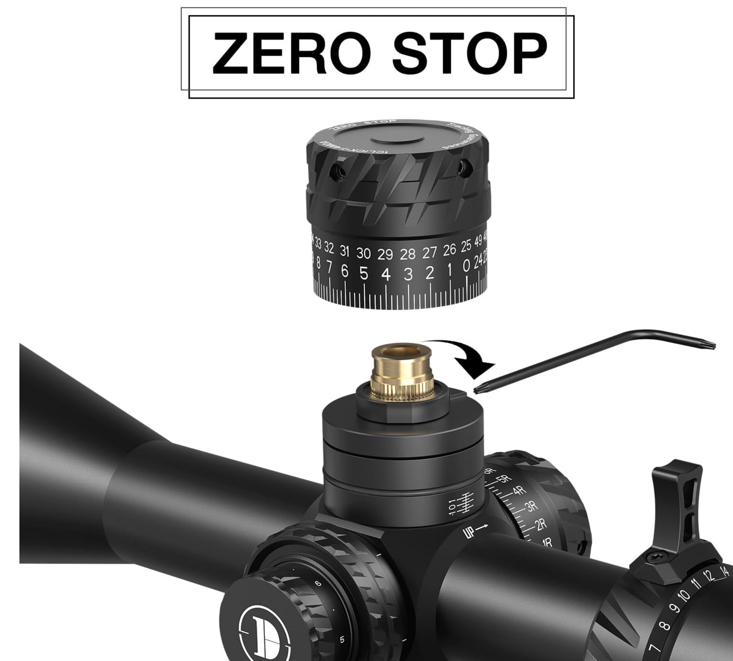 In Stock DiscoveryOpt HD 5-30x56 PRS Rifle Optics, First Focal Plane,FFP Rifle Scope,Red Illuminated Reticle,Zero Stop 34mm Tube