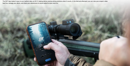 IN STOCK DNT ZULUS 4K Tube-Style Digital Day & Night Vision Scope with Laser Rangefinder and DNT Ballistic Engine