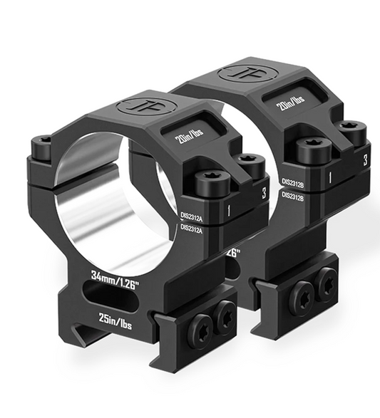 DiscoveryOpt 7075-30mm-1.45" Scope Rings