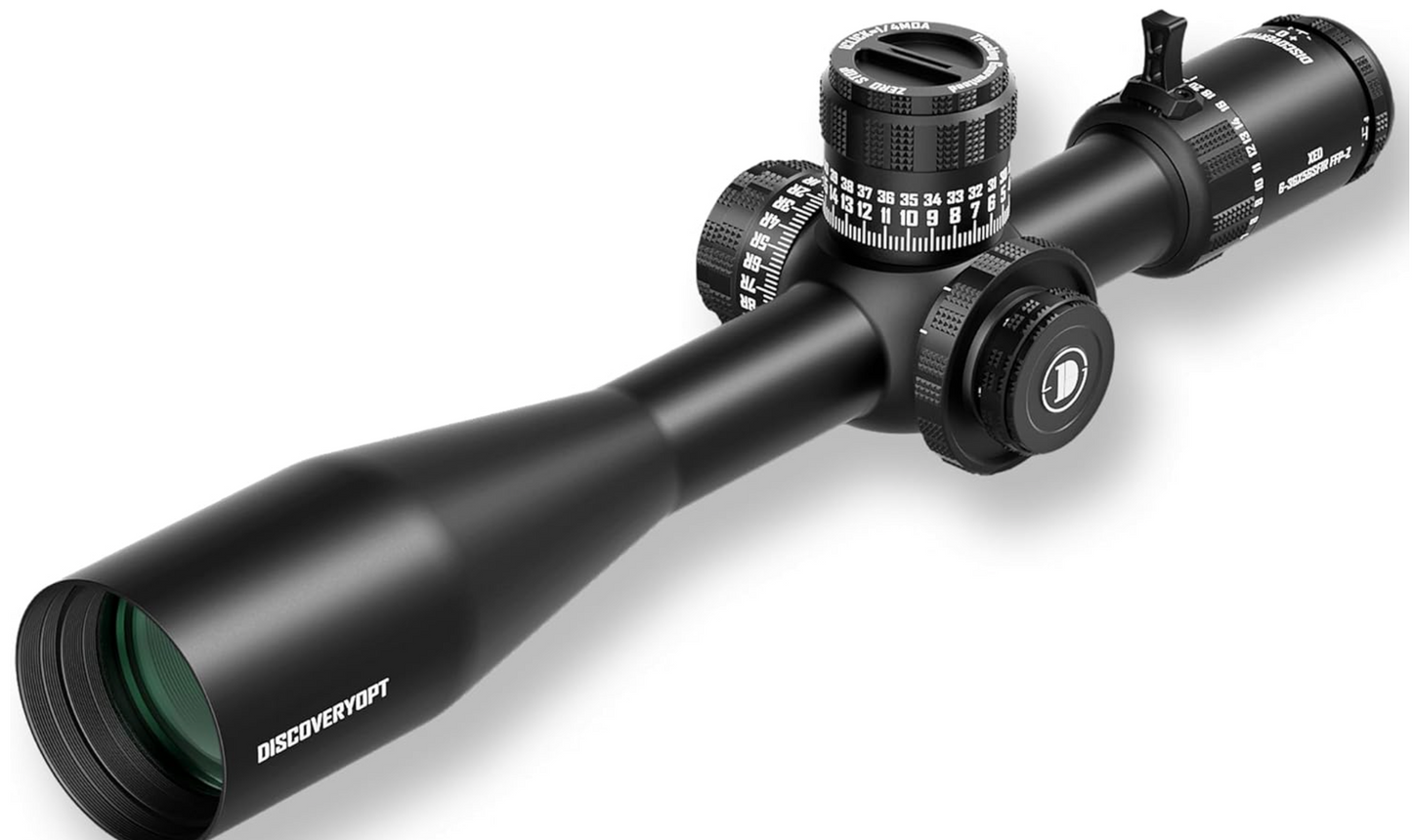 In Stock DiscoveryOpt XED 6-36x56mm PRS Rifle Scope FFP Illuminated Reticle with Zero Stop 35mm Tube MOA
