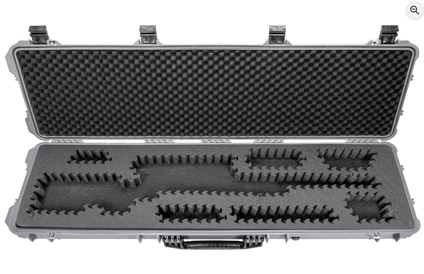 In Stock Eylar Gray 53" Hard Rifle Case Equipped w/ Ragar XP Crosslinked Foam Insert