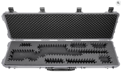 In Stock Eylar Gray 53" Hard Rifle Case Equipped w/ Ragar XP Crosslinked Foam Insert