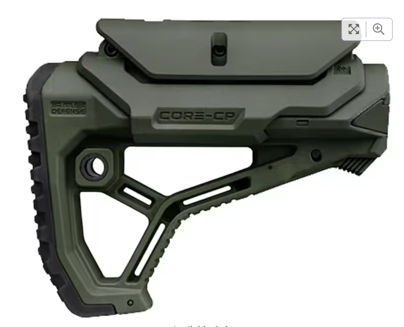 FAB GL CORE AR-compatible Adjustable Buttstock with Cheekpiece Avsilsblr in Black, FDE and OD