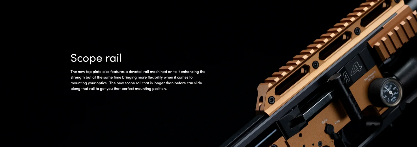 FX Impact 600mm Barrel Impact M4 IM4-760306-009-00 Regulated PCP Rifle Black
