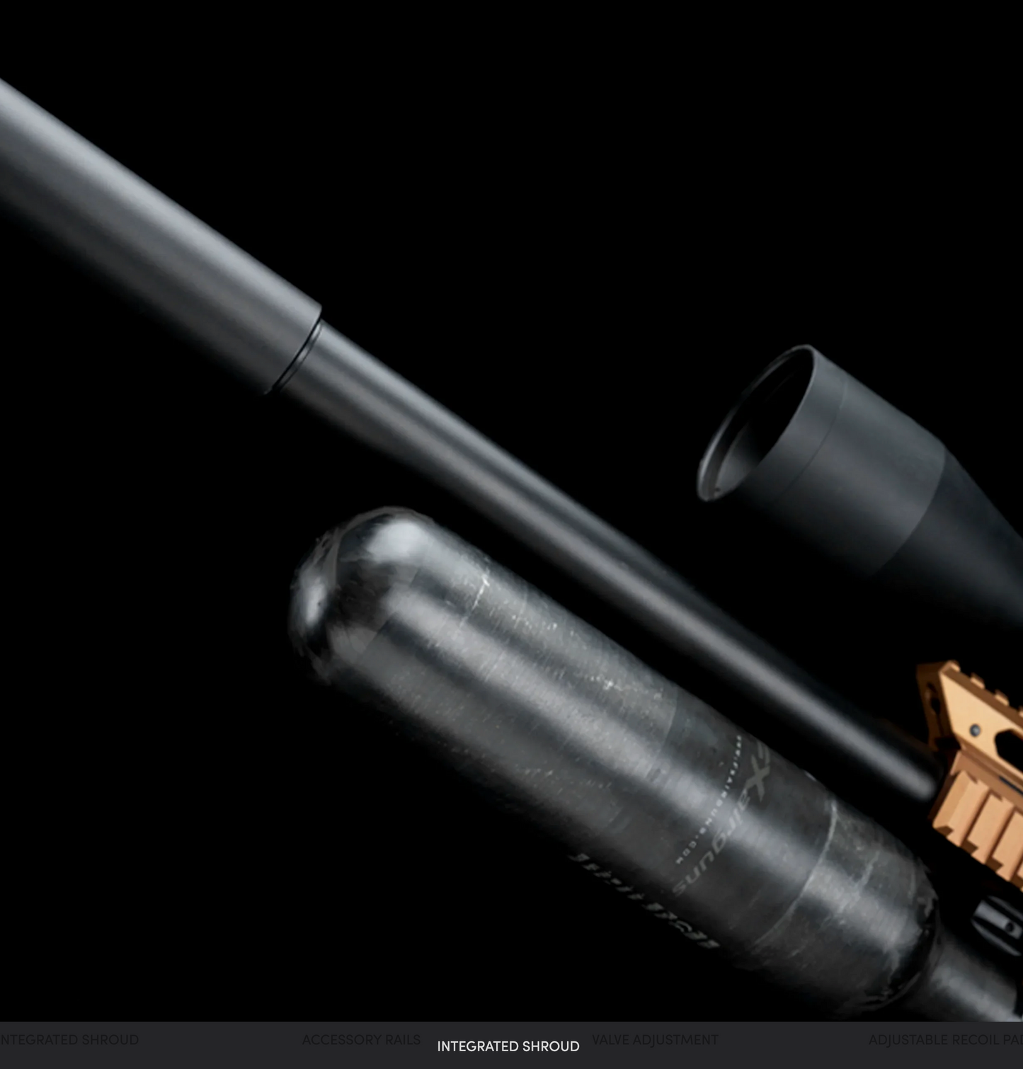 FX Impact 600mm Barrel Impact M4 IM4-760306-009-00 Regulated PCP Rifle Black