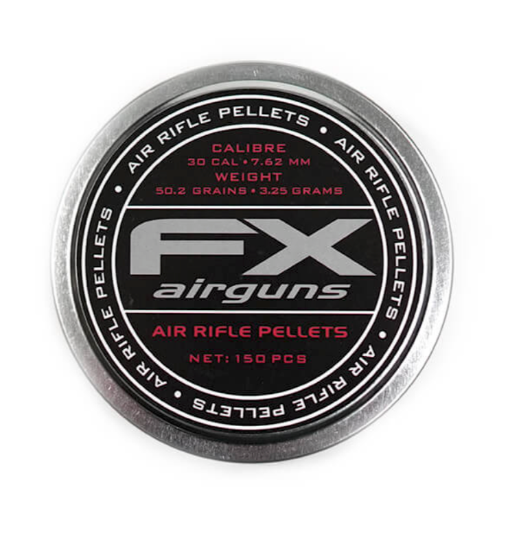 In Stock FX .30 Cal 44.8 gn and 50.2 gn Pellets 150 ct