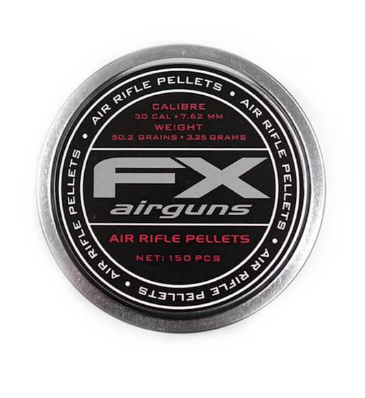 In Stock FX .30 Cal 44.8 gn and 50.2 gn Pellets 150 ct