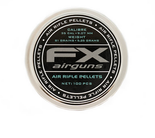 FX .35 Caliber Pellets, 81 gr, 100 ct