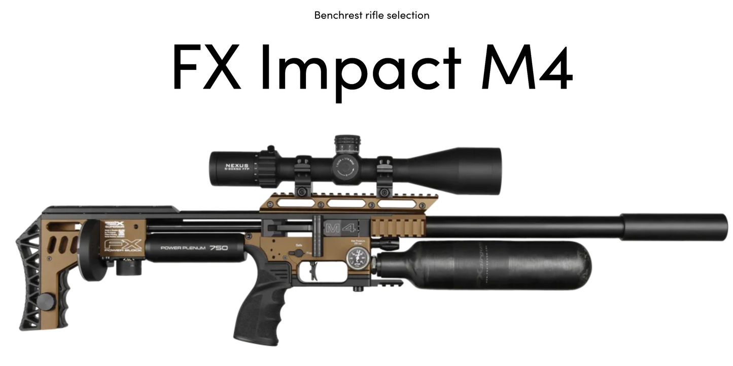 FX Impact 600mm Barrel Impact M4 IM4-760306-009-00 Regulated PCP Rifle Black