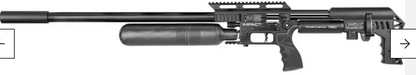 In Stock FX Impact M4 Mk II PCP Air Rifle IM4-760306-029-00 800mm "Extended ", .30 caliber, Black