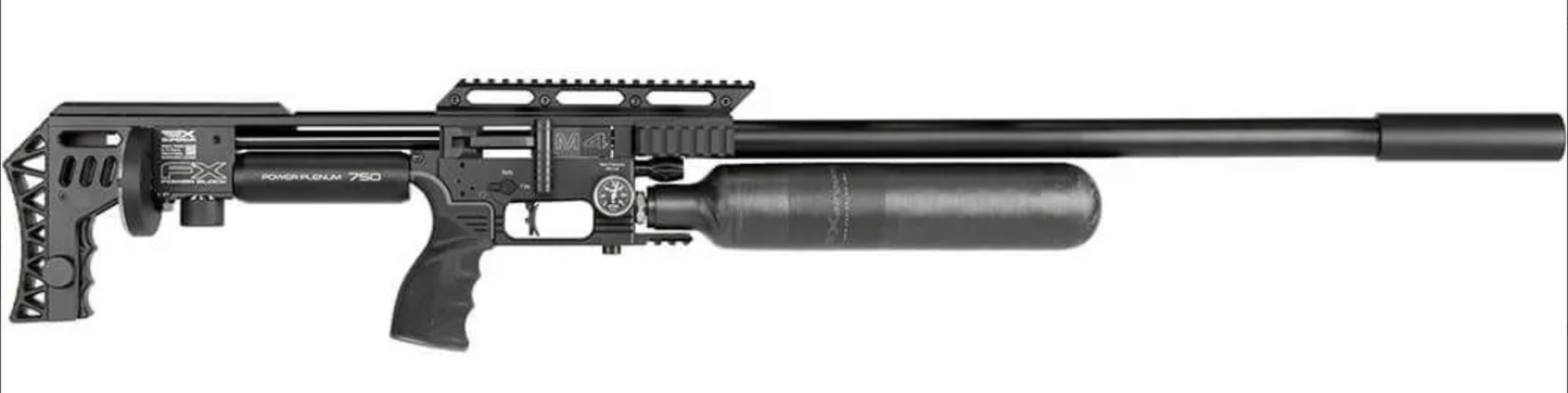 In Stock FX Impact M4 Mk II PCP Air Rifle IM4-760306-029-00 800mm "Extended ", .30 caliber, Black
