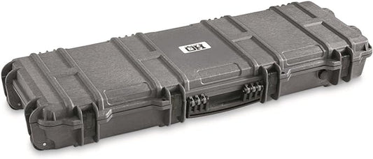 HQ ISSUE Tactic 40" Id, Pick-out Foam Lined,  Hard Rifle Case with Wheels - Gray or FDE