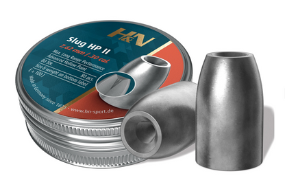 H & N Slug HP II .30 caliber 7.62mm and 7.64mm, 50gn and 54gn 80 slugs per tin