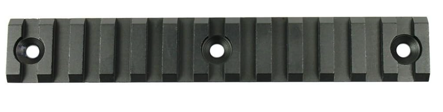 Hougou 13 Slot 5.25" Picatinny Rail Section for KeyMod  System Black (13 Slots / 2 Pack)