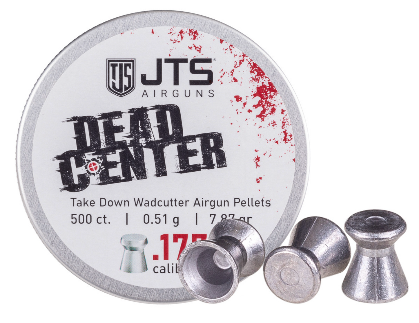 JTS Dead Center Pellets available in .177, .22, .25 and .30 calibers