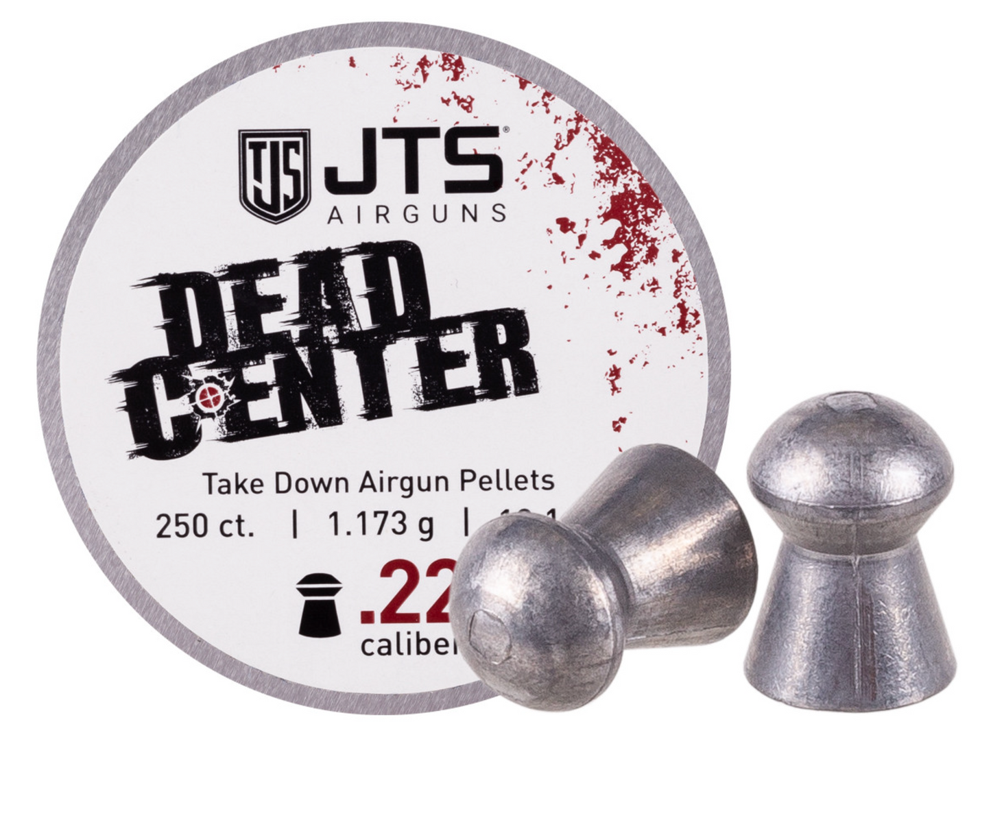 JTS Dead Center Pellets available in .177, .22, .25 and .30 calibers