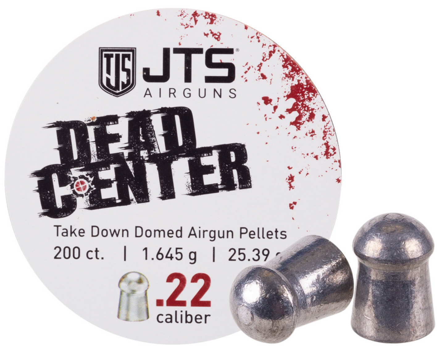 JTS Dead Center Pellets available in .177, .22, .25 and .30 calibers