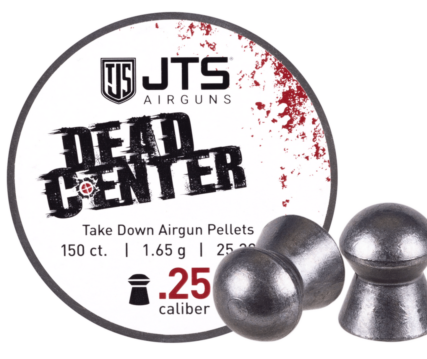 JTS Dead Center Pellets available in .177, .22, .25 and .30 calibers