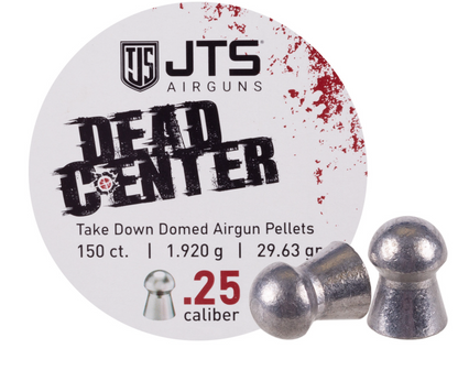 JTS Dead Center Pellets available in .177, .22, .25 and .30 calibers