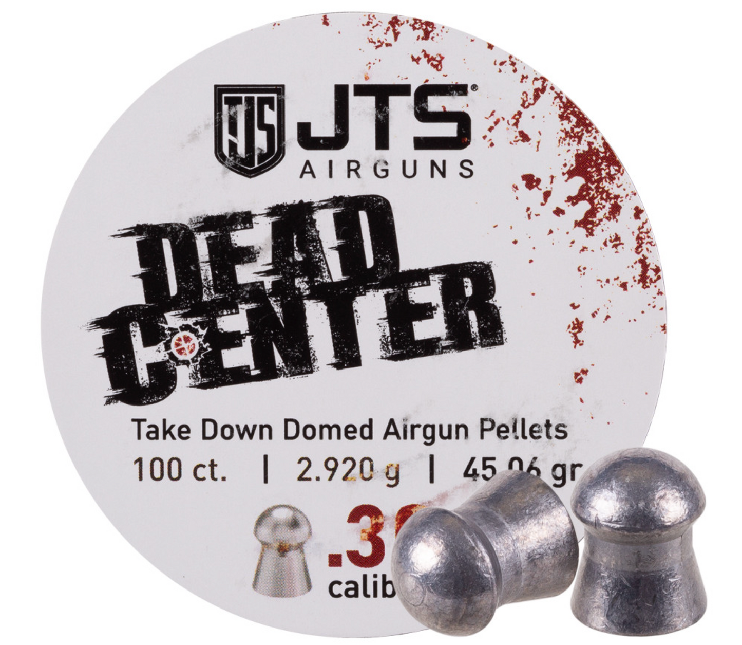 JTS Dead Center Pellets available in .177, .22, .25 and .30 calibers
