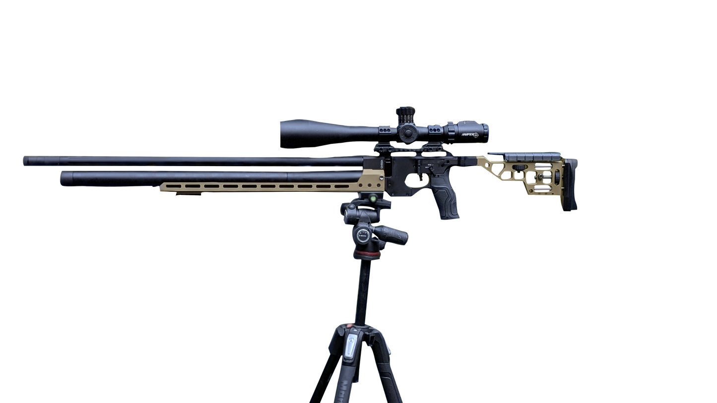 In Stock AirMaks Arms Katran NX Regulated 700mm PRS PCP Rifle in .22, .25 and .30/7.62 calibers