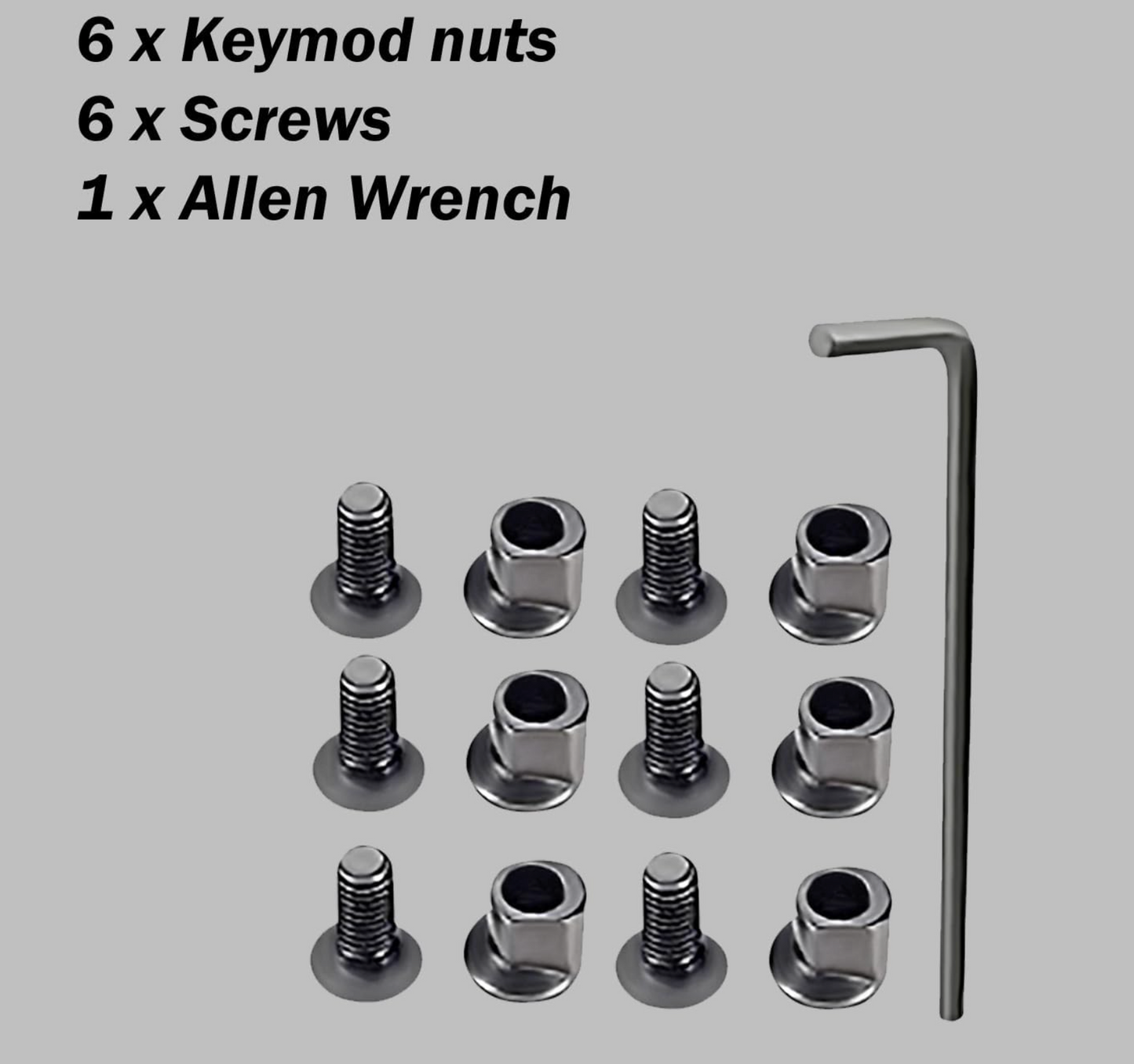 Gotical 13 Slots Aluminum Key mod Rail Section for KeyMod Thirteen Slot Picatinny Rail Red