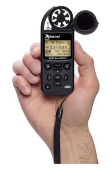 Krestel 5700 Elite Ballistics Weather Meter with Link - Black