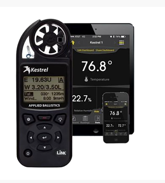 Krestel 5700 Elite Ballistics Weather Meter with Link - Black