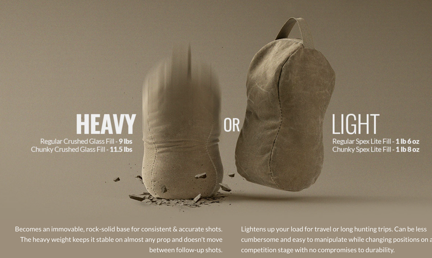 In Stock MDT Peanut - Shooting Bag