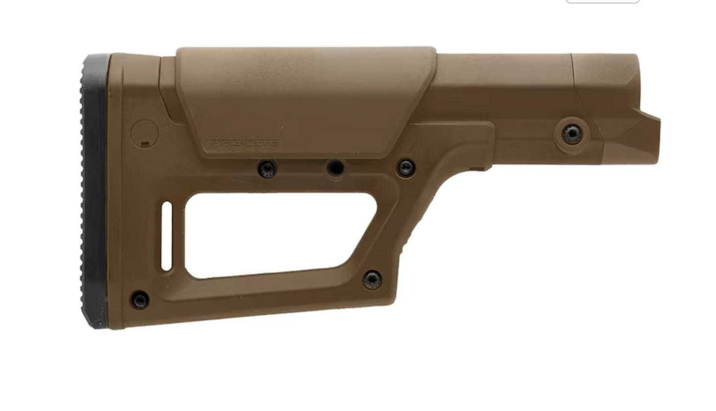 Magpul Stock PRS Lite Precision Rifle Adjustable AR-15, LR-308 Available in Black, FDE and OD Green