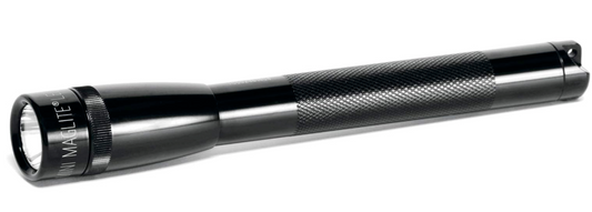 Mini Maglite Pro LED 2-Cell AA Flashlight, High Lumen, Water-Resistant, Adjustable Focus – Black