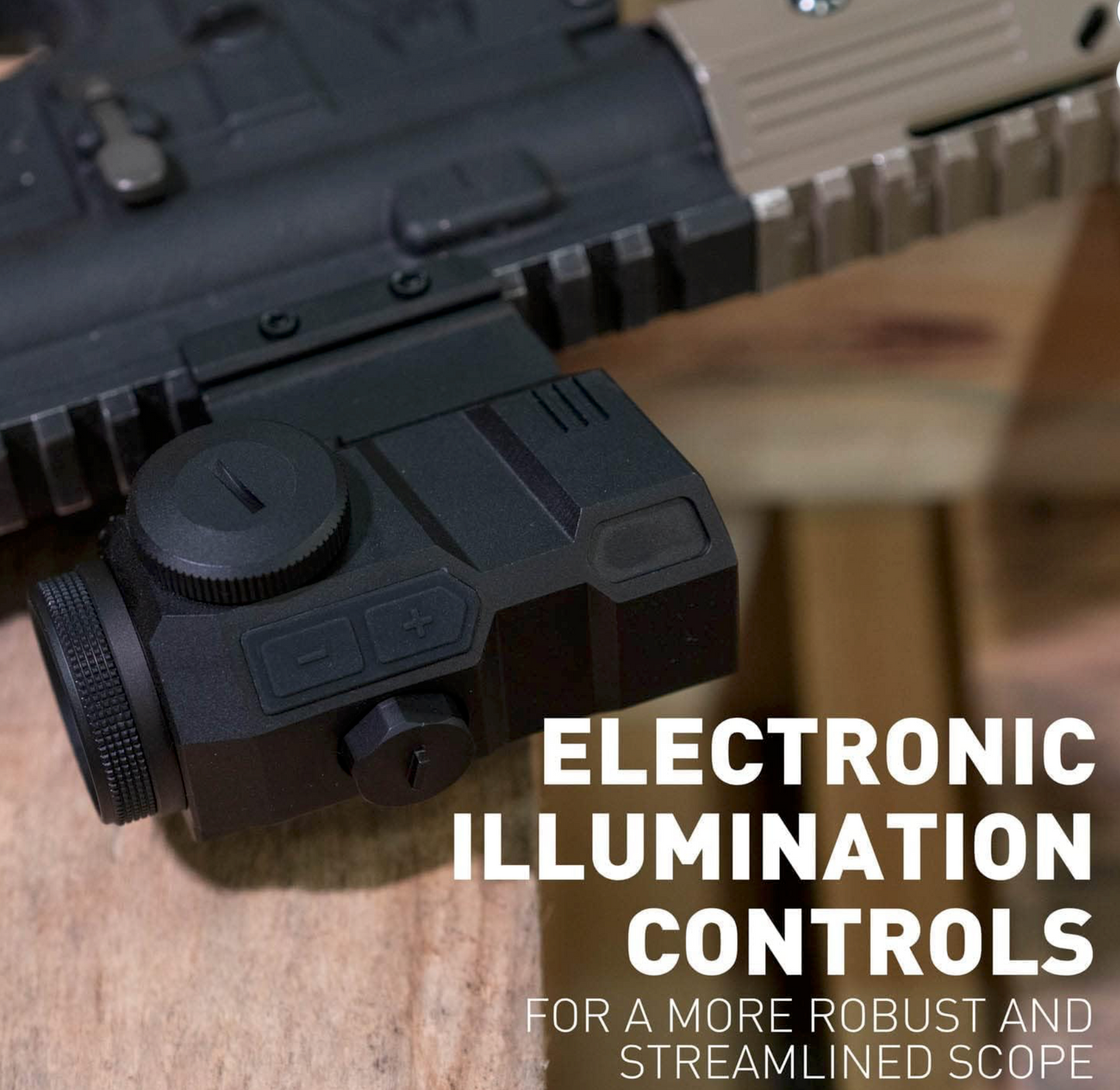 In Stock Monstrum Cyborg 3X, 4X or 5X Prism Scope with Shake Awake | BDC Reticle PC5PB-BDC