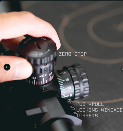 Monstrum Hornet II 3-15x50 FFP Rifle Scope | Includes Zero Stop, Bubble Level Scope Rings, and Detachable Sunshade